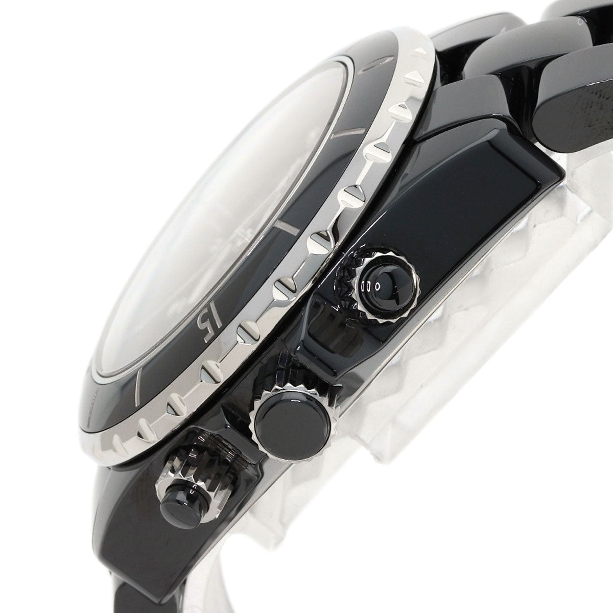 シャネル H2419 J12 クロノグラフ 41mm 9P ダイヤモンド 腕時計 中古 商品画像6