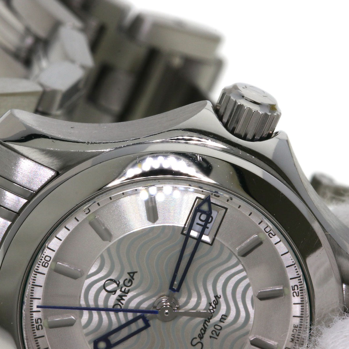 OMEGA オメガ 2571.31 シーマスター 120m 腕時計 SS レディース 中古