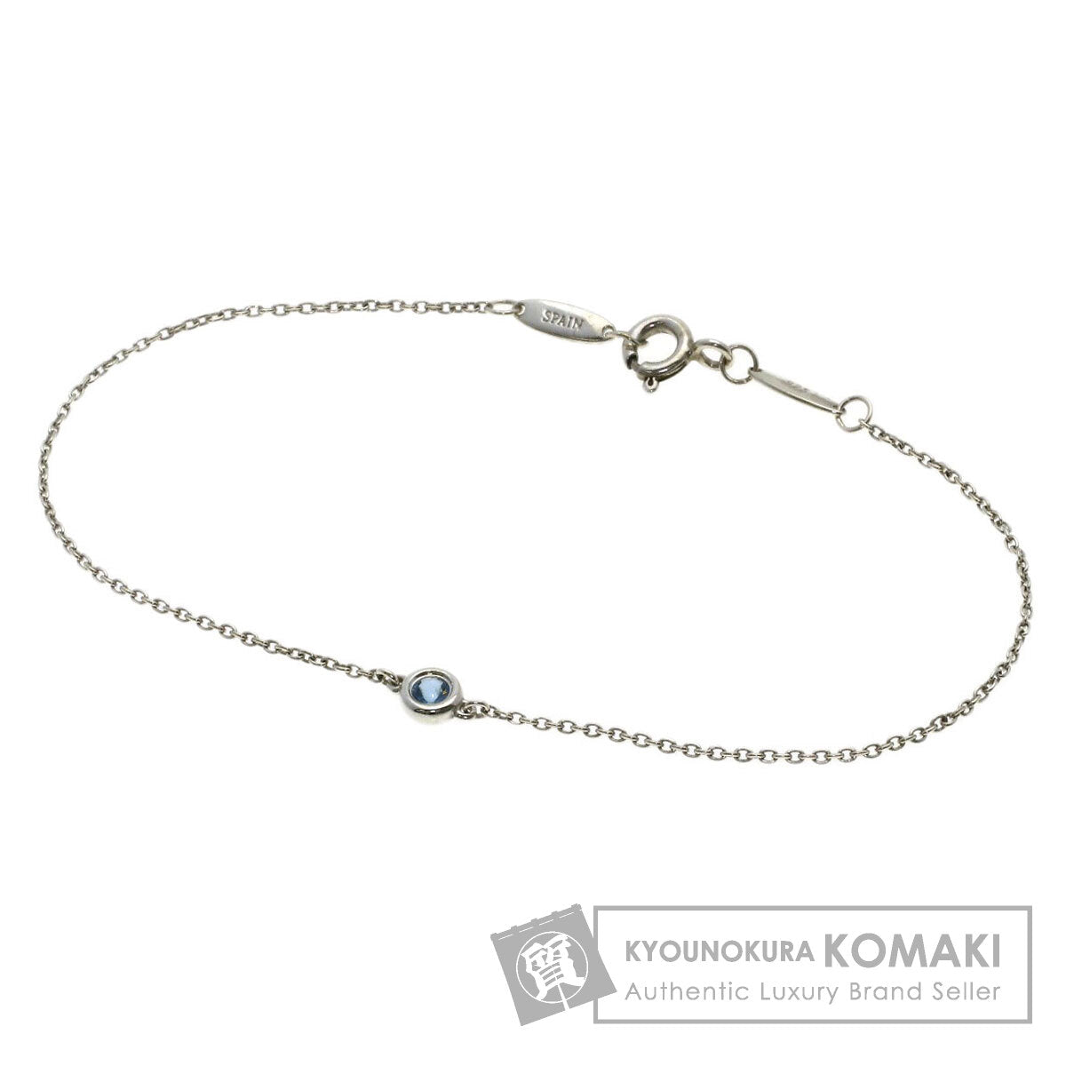 ティファニー バイザヤード アクアマリン ブレスレット 中古 商品画像1