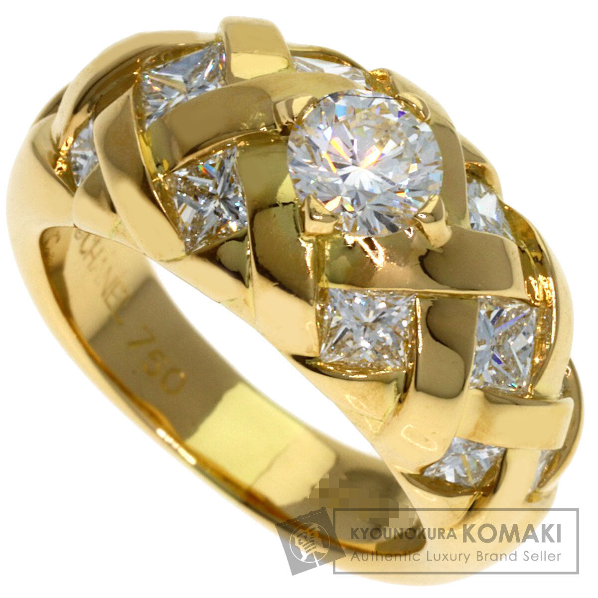 シャネル バロックコレクション プリンセスカット ダイヤモンド リング・指輪 中古 商品画像1