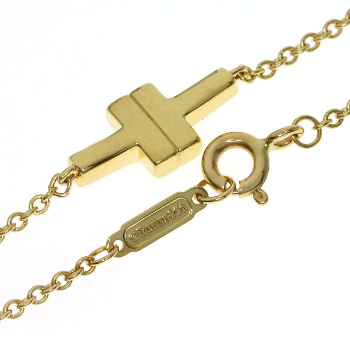 ティファニー T TOW ダブルチェーン ブレスレット 中古 商品画像4