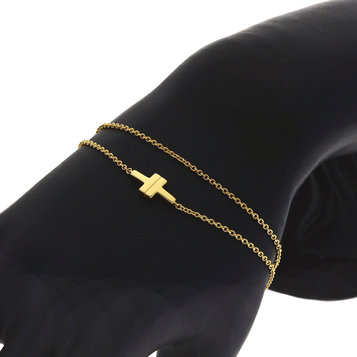 ティファニー T TOW ダブルチェーン ブレスレット 中古 商品画像6