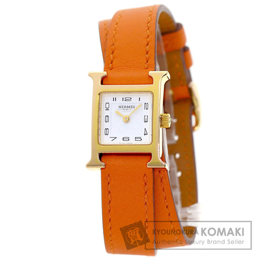 エルメス HH1.101 Hウォッチミニ ドゥブルトゥール 腕時計 中古 商品画像1
