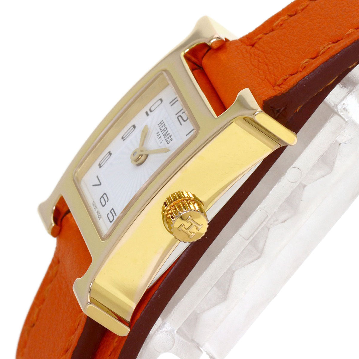 エルメス HH1.101 Hウォッチミニ ドゥブルトゥール 腕時計 中古 商品画像6