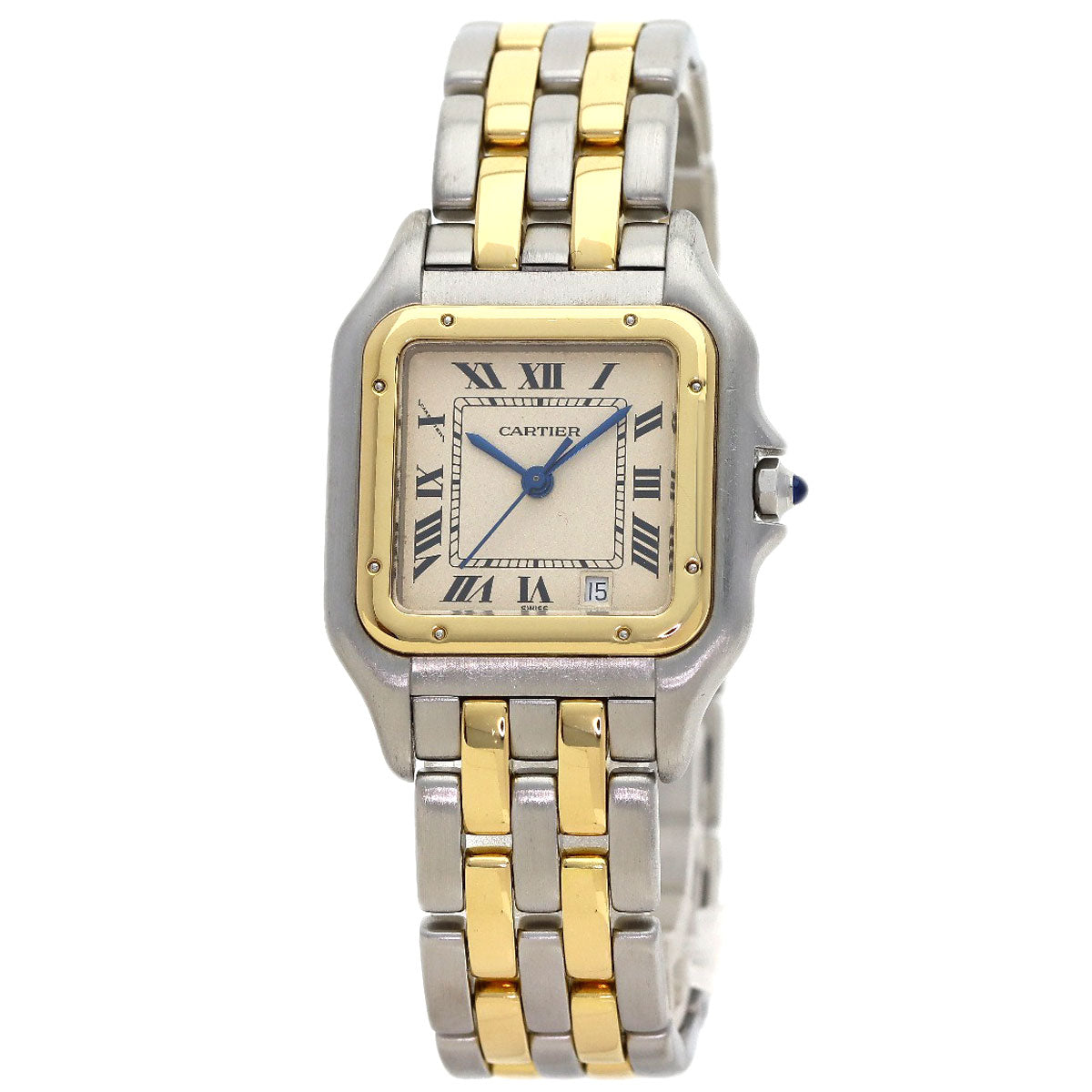 CARTIER カルティエ W25028B6 パンテール MM 2ロウ 腕時計 SS ボーイズ 中古