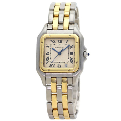 CARTIER カルティエ W25028B6 パンテール MM 2ロウ 腕時計 SS ボーイズ 中古