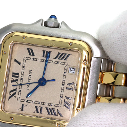 CARTIER カルティエ W25028B6 パンテール MM 2ロウ 腕時計 SS ボーイズ 中古