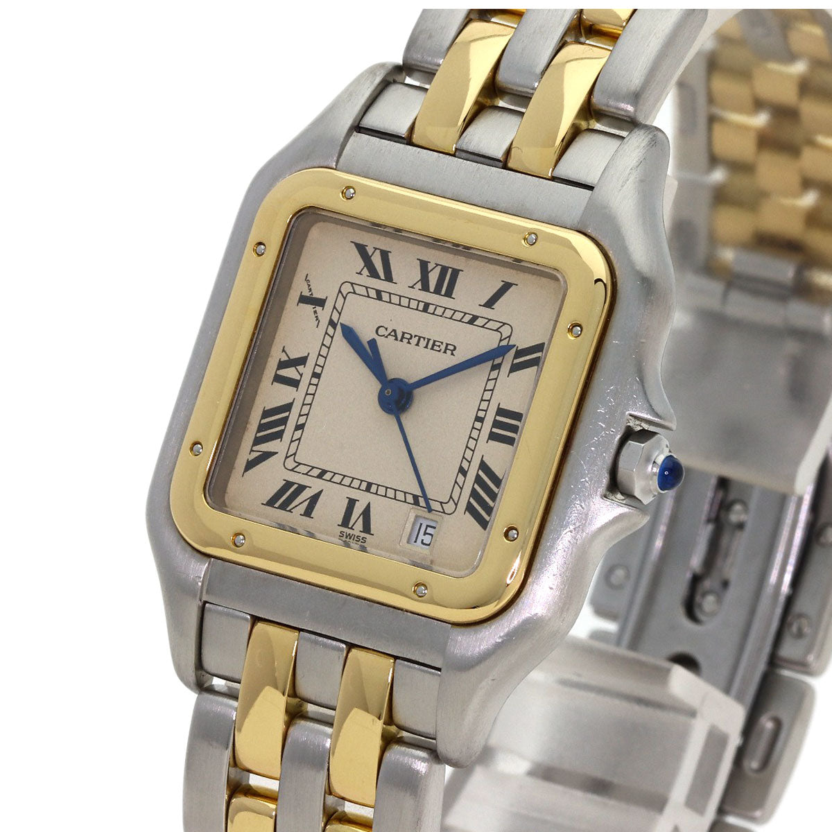 CARTIER カルティエ W25028B6 パンテール MM 2ロウ 腕時計 SS ボーイズ 中古