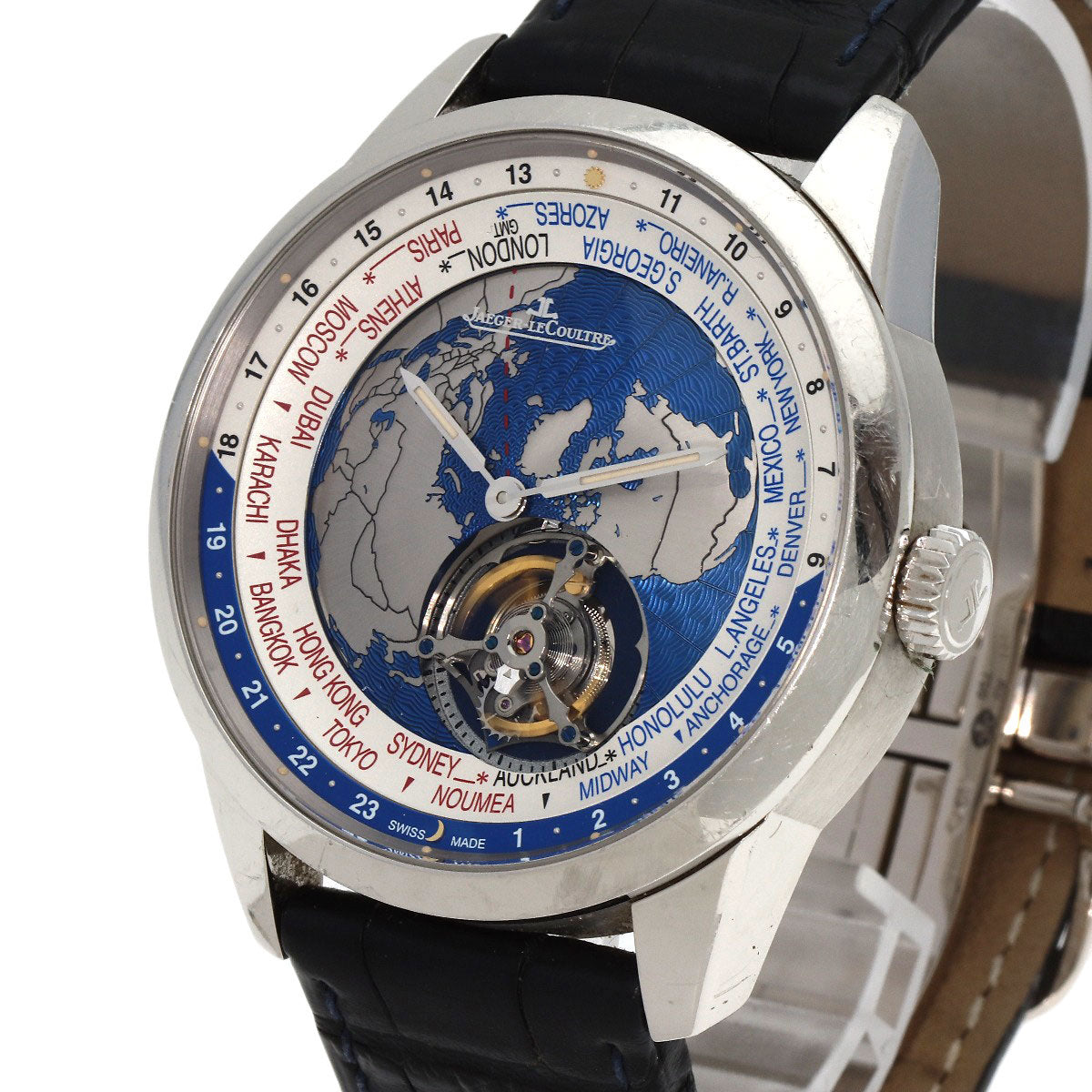 JAEGER-LECOULTRE ジャガー・ルクルト Q8126420 トゥールヴィヨン 腕時計 PT メンズ 中古