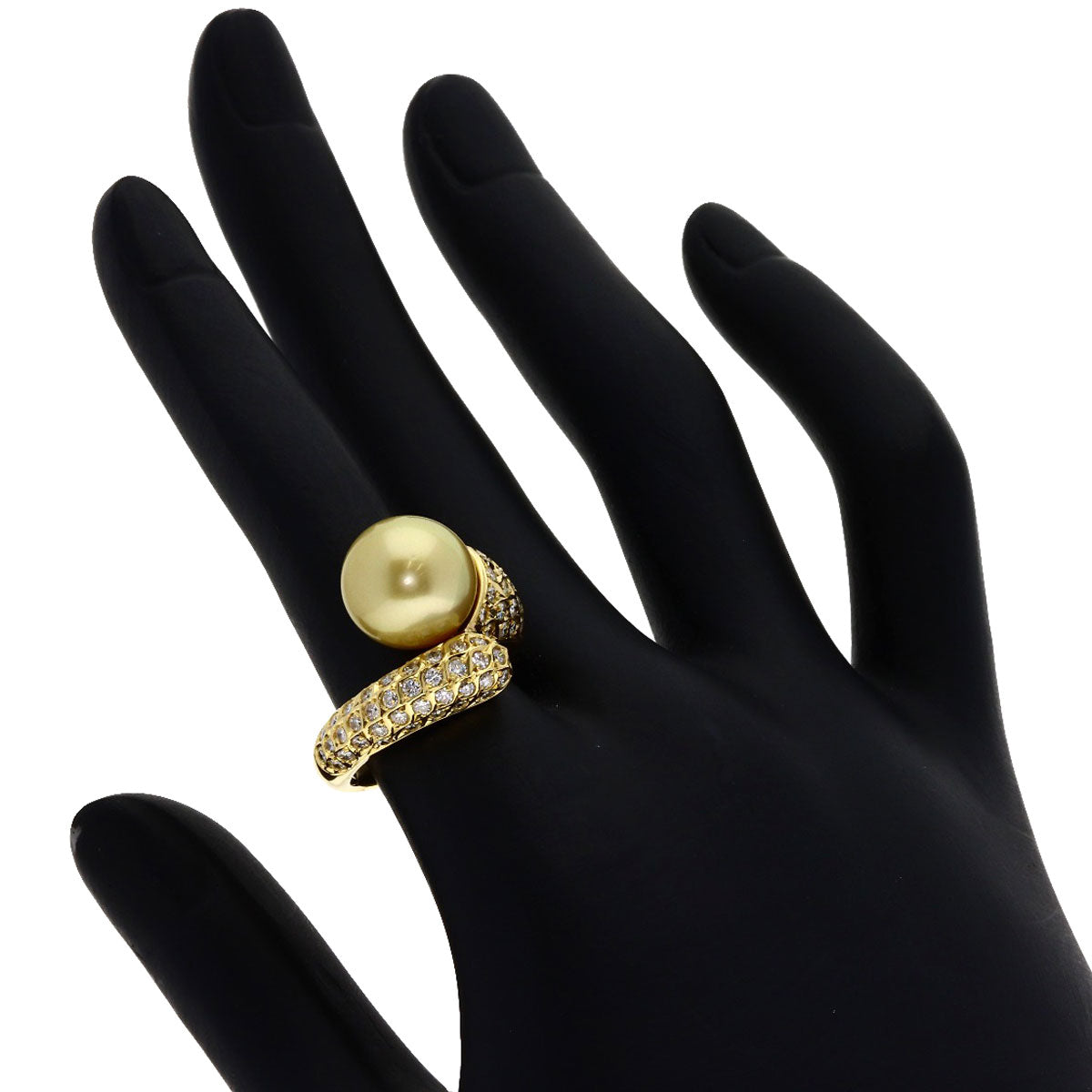 セレクトジュエリー ゴールドパール 真珠 ダイヤモンド リング・指輪 中古 商品画像8