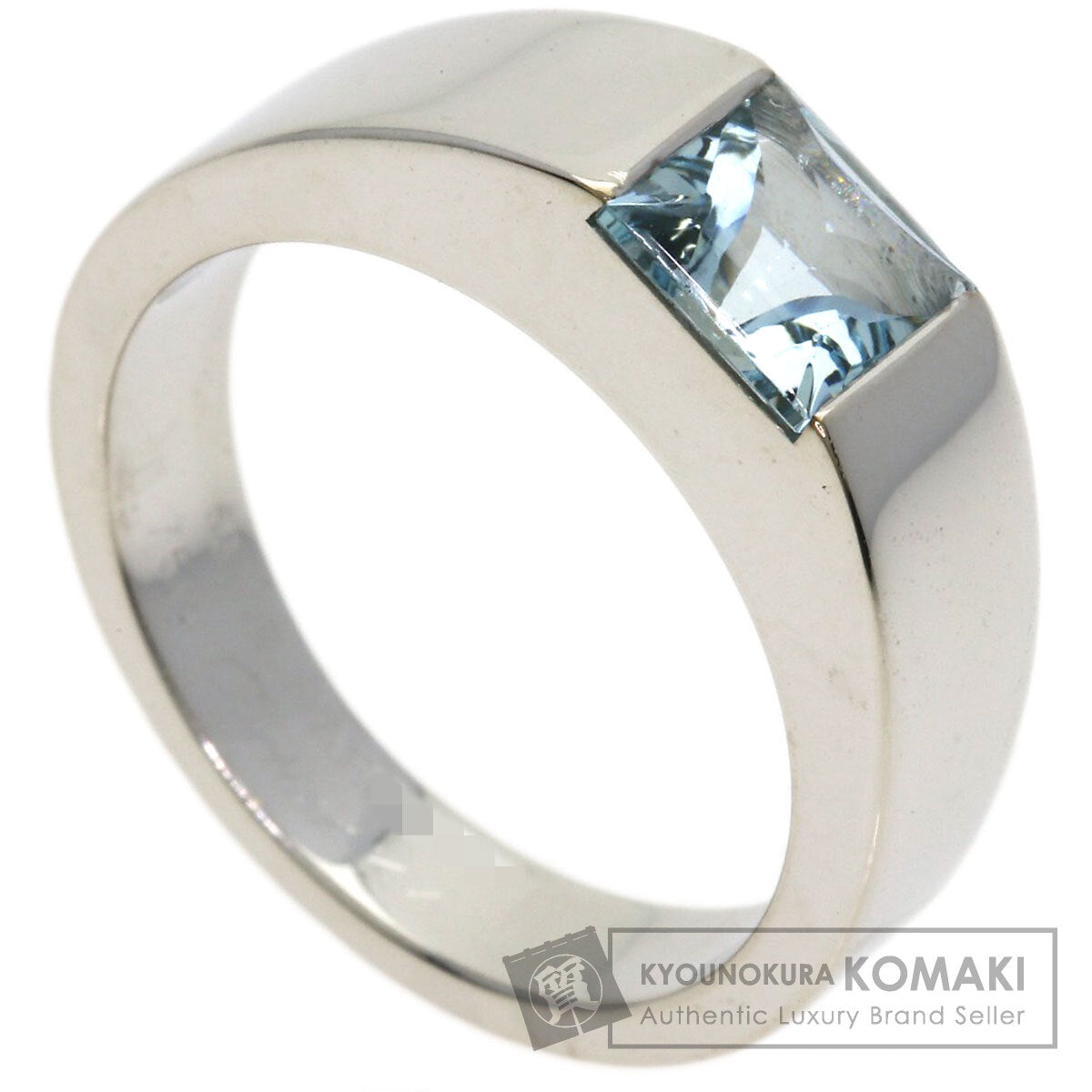 カルティエ タンク アクアマリン #53 リング・指輪 中古 商品画像1