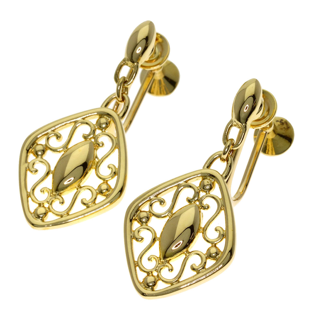 ミキモト 透かしモチーフ イヤリング 中古 商品画像2