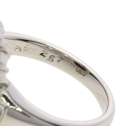 SELECT JEWELRY セレクトジュエリー ブラックオパール ダイヤモンド リング・指輪 PT900 レディース 中古