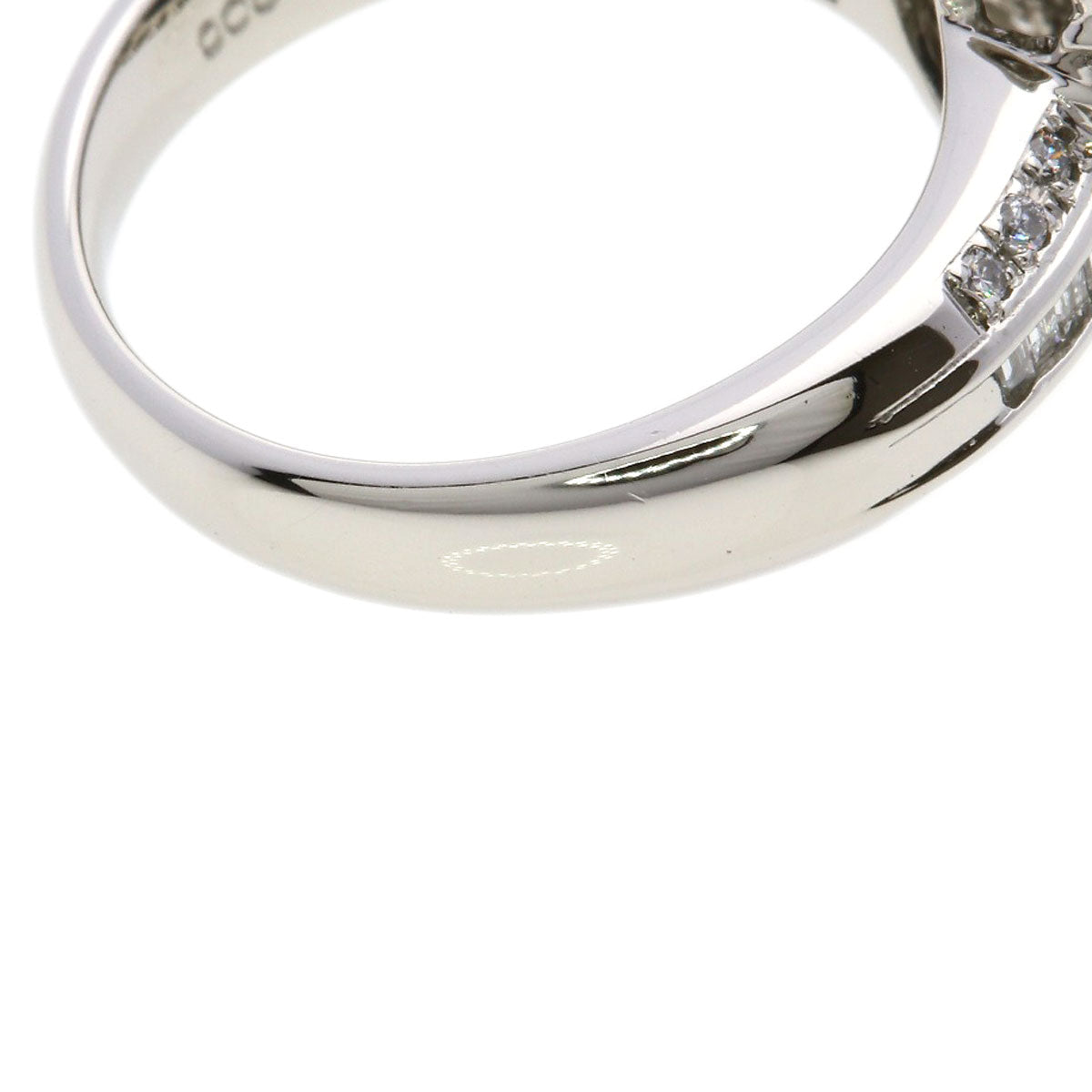 SELECT JEWELRY セレクトジュエリー ブラックオパール ダイヤモンド リング・指輪 PT900 レディース 中古
