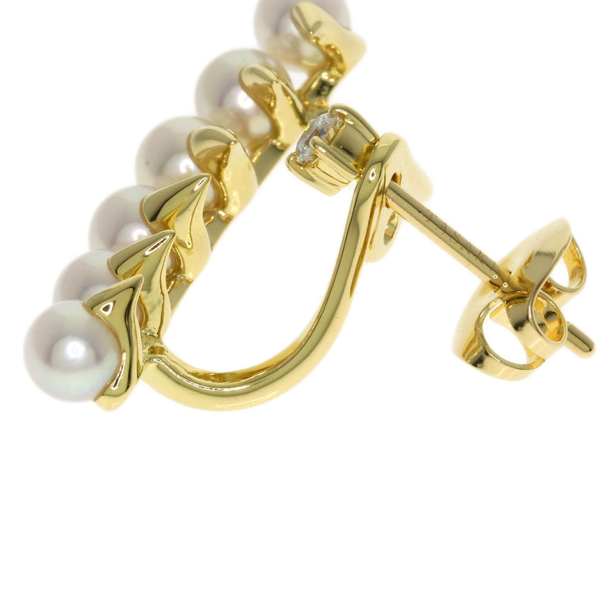 タサキ デインジャー ガルパー パール 真珠 ダイヤモンド 片耳用 ピアス 中古 商品画像7