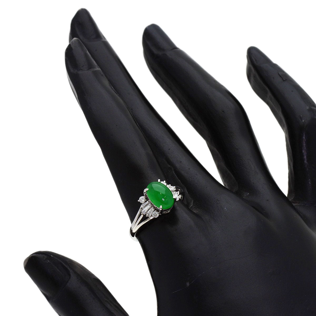 セレクトジュエリー ヒスイ 翡翠 ダイヤモンド リング・指輪 中古 商品画像8