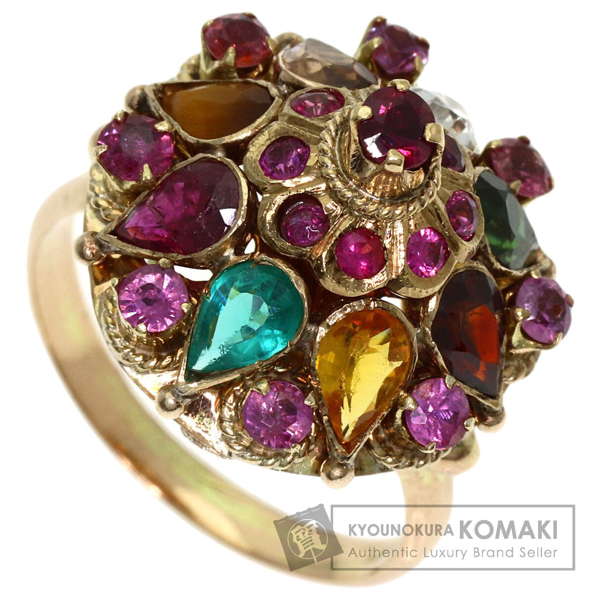 セレクトジュエリー マルチカラー ストーン リング・指輪 中古 商品画像1