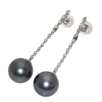 セレクトジュエリー ブラックパール ダイヤモンド ピアス 中古 商品画像2