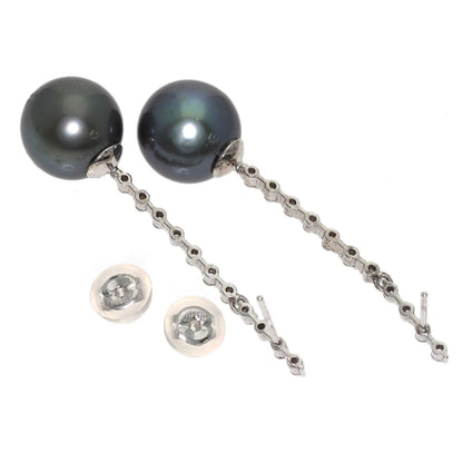 セレクトジュエリー ブラックパール ダイヤモンド ピアス 中古 商品画像3