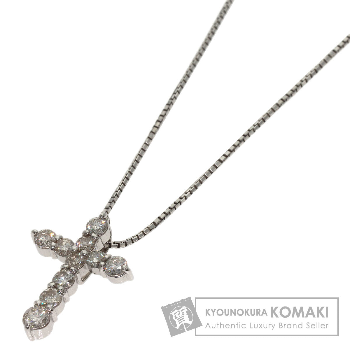 セレクトジュエリー クロス ダイヤモンド ネックレス 中古 商品画像1