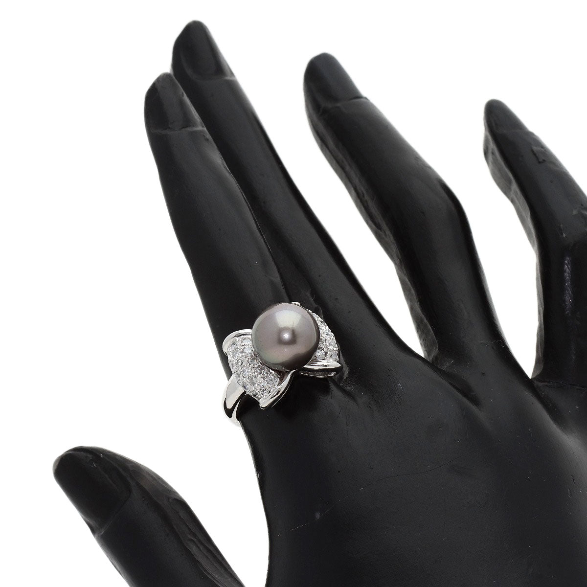 セレクトジュエリー ブラックパール 真珠 ダイヤモンド リング・指輪 中古 商品画像8