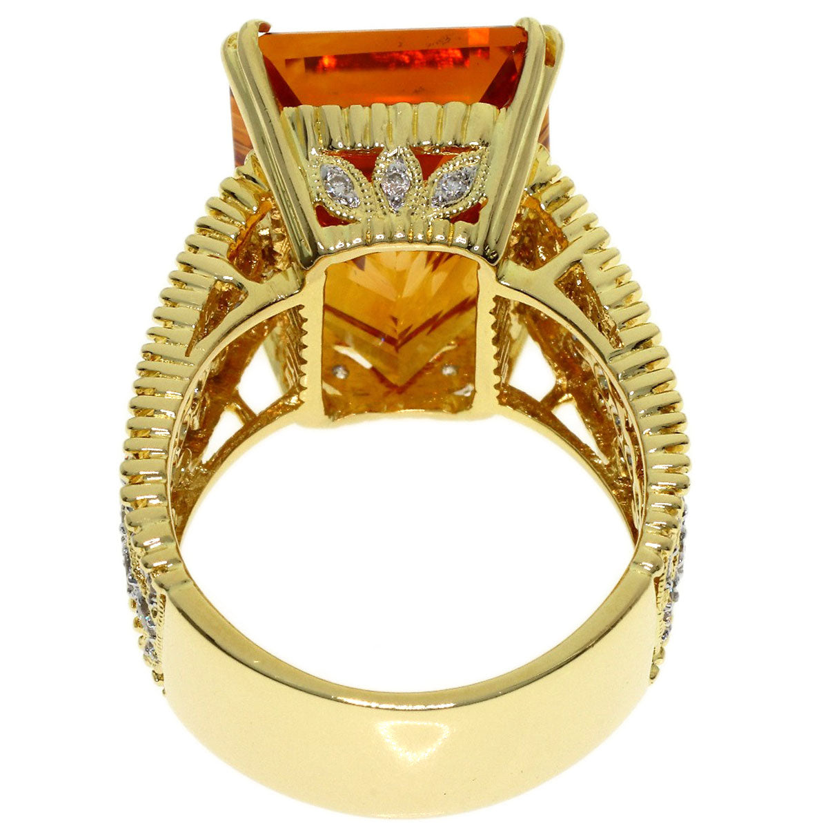 セレクトジュエリー シトリン ダイヤモンド リング・指輪 中古 商品画像5