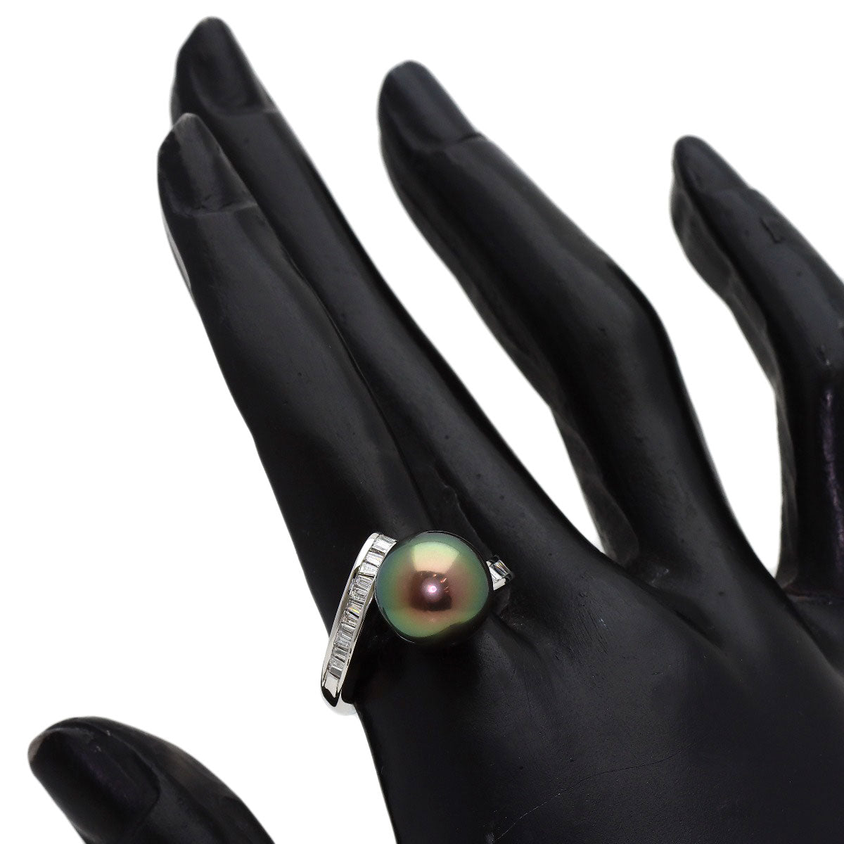 セレクトジュエリー 黒蝶パール 真珠 ダイヤモンド リング・指輪 中古 商品画像8
