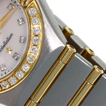 OMEGA オメガ 1267.75.00 コンステレーション ミニ 12P ダイヤモンド 腕時計 SS レディース 中古