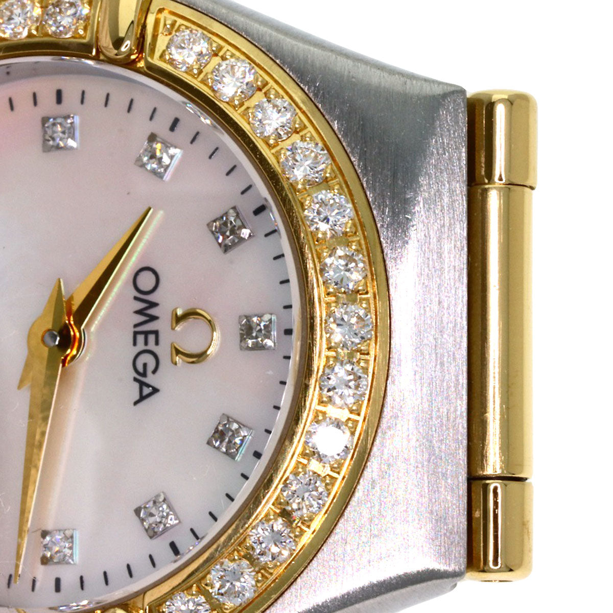 OMEGA オメガ 1267.75.00 コンステレーション ミニ 12P ダイヤモンド 腕時計 SS レディース 中古