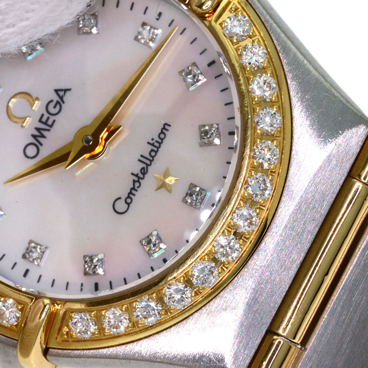 OMEGA オメガ 1267.75.00 コンステレーション ミニ 12P ダイヤモンド 腕時計 SS レディース 中古