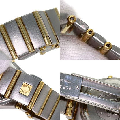 OMEGA オメガ 1267.75.00 コンステレーション ミニ 12P ダイヤモンド 腕時計 SS レディース 中古