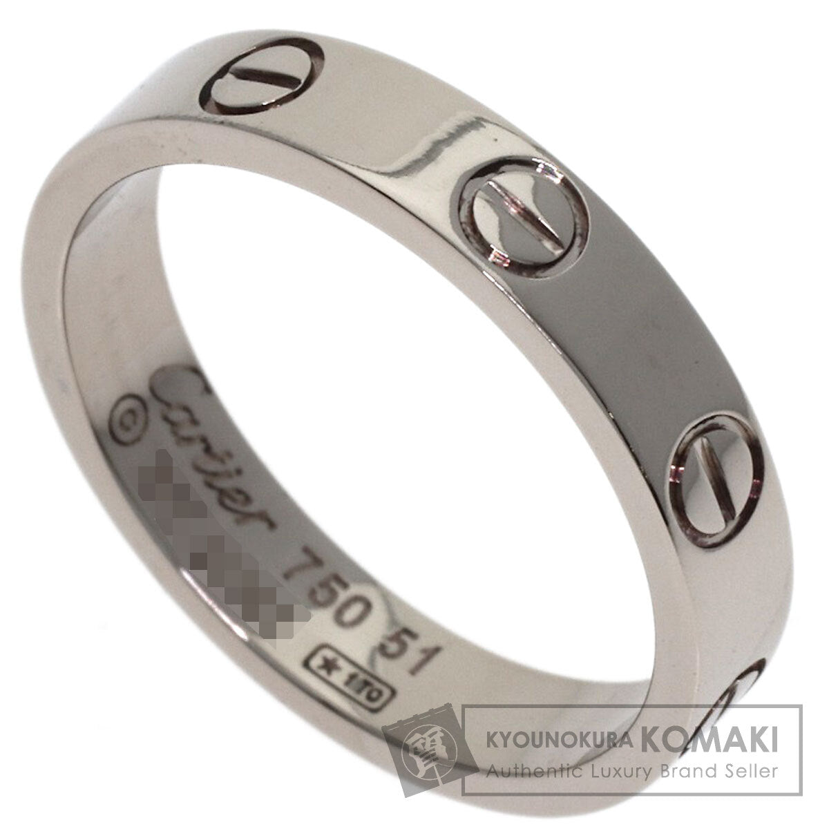 カルティエ ミニ ラブリング #51 リング・指輪 中古 商品画像1