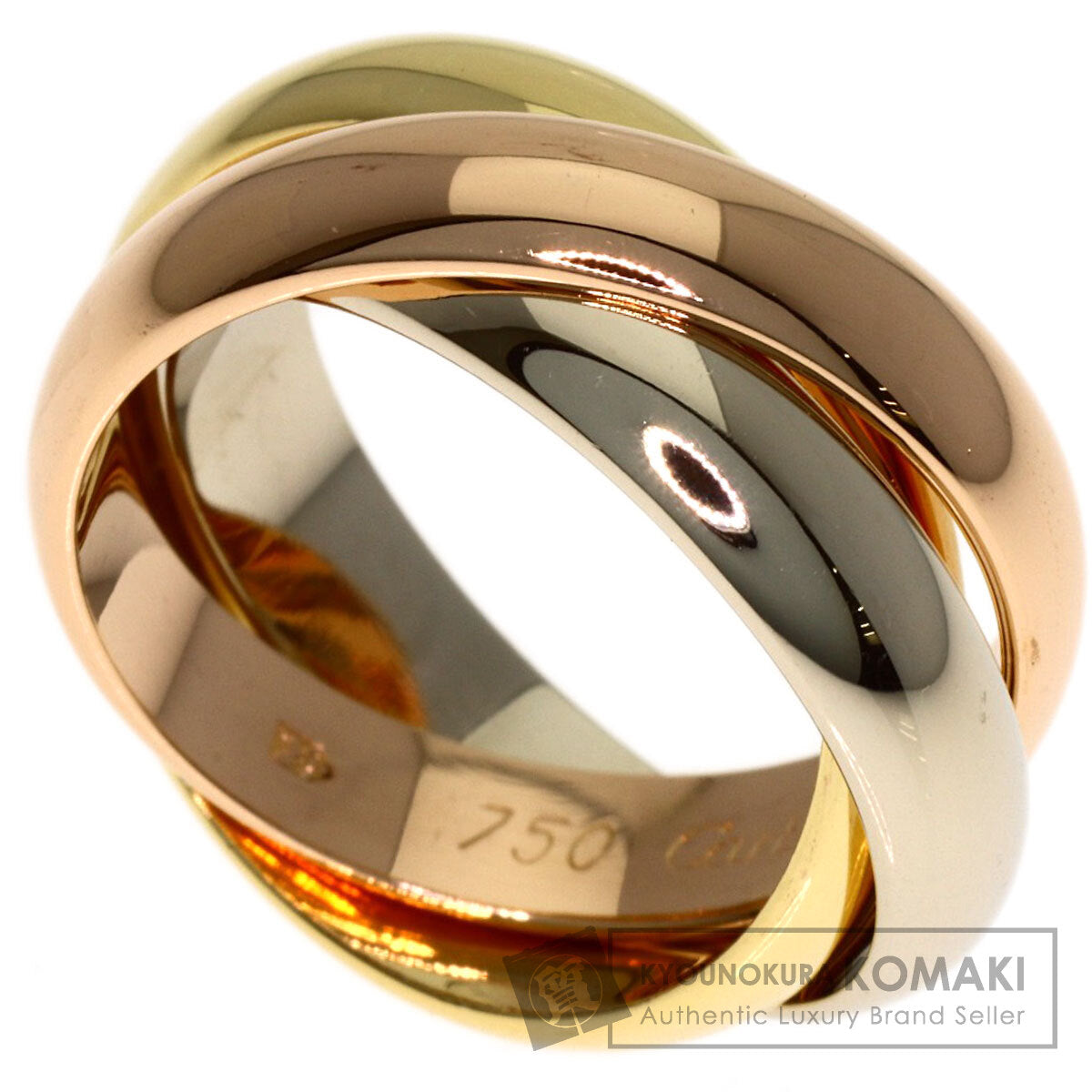 カルティエ トリニティ MM #48 リング・指輪 中古 商品画像1