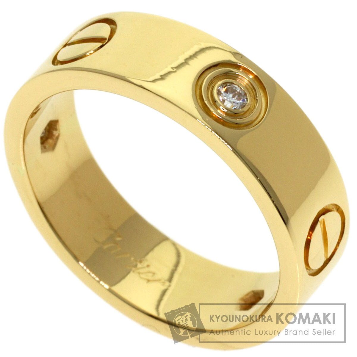 カルティエ ラブリング ハーフ ダイヤモンド #52 リング・指輪 中古 商品画像1