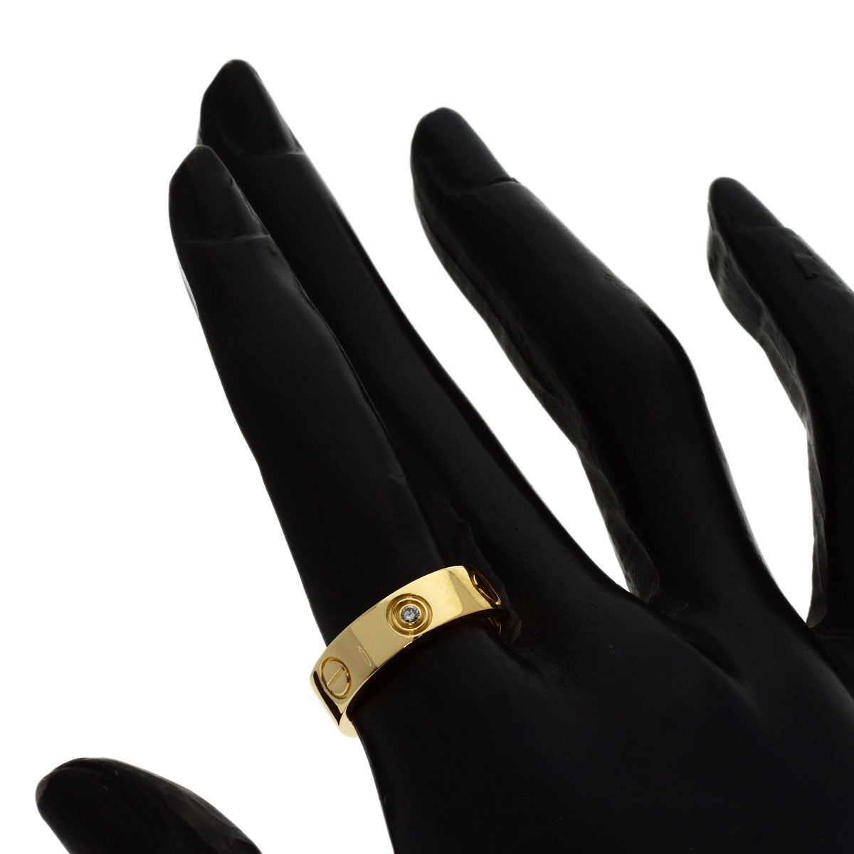カルティエ ラブリング ハーフ ダイヤモンド #52 リング・指輪 中古 商品画像7