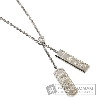 ティファニー 1837 ダブルバー 1P ダイヤモンド ネックレス 中古 商品画像1
