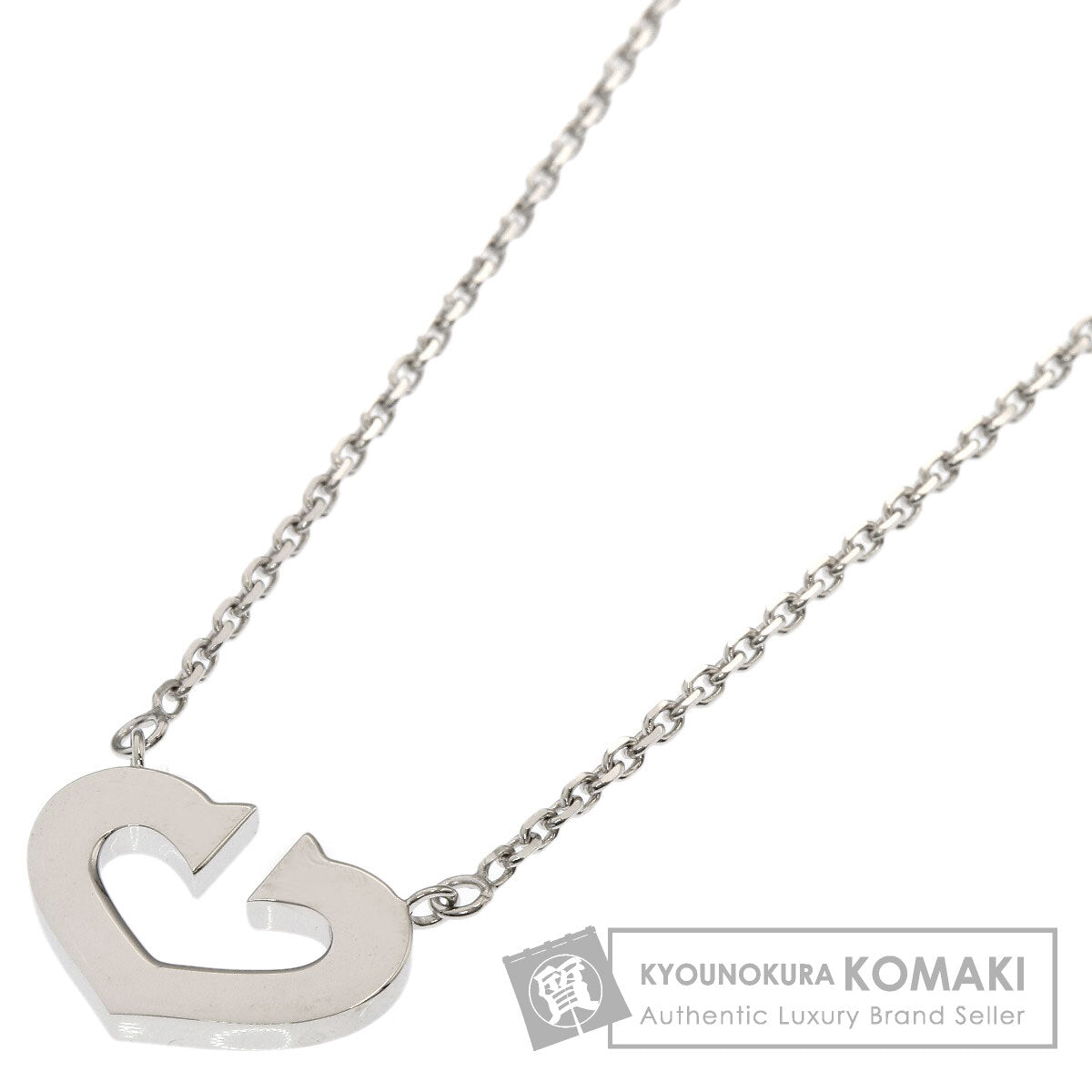 カルティエ Cハート ネックレス 中古 商品画像1