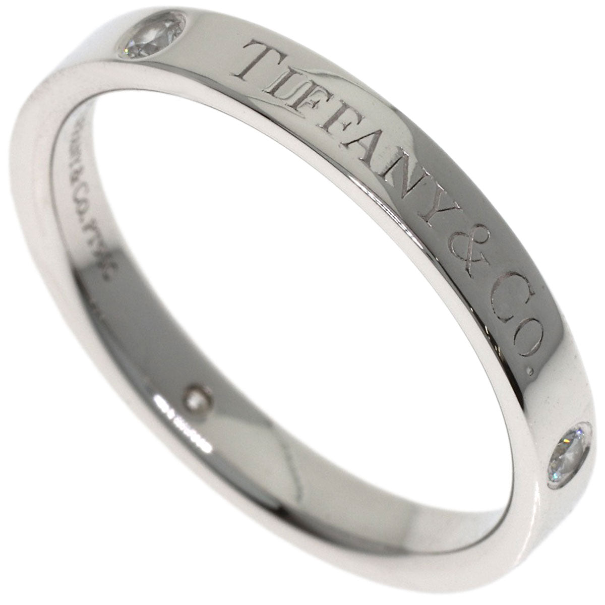 ティファニー フラットバンド 3P ダイヤモンド リング・指輪 中古 商品画像2