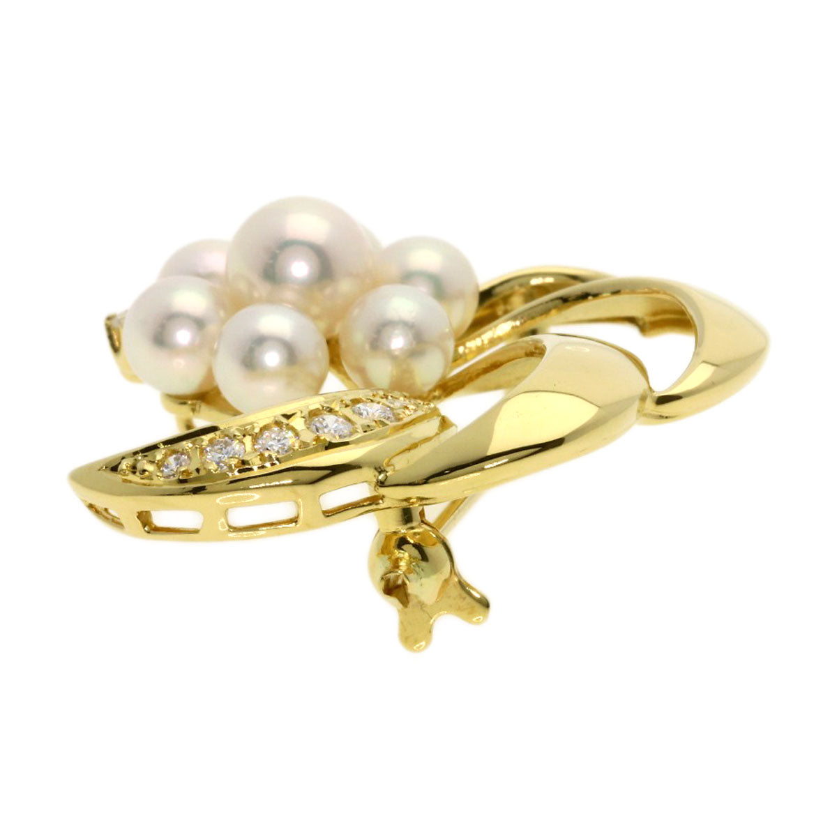 ミキモト パール 真珠 ダイヤモンド ブローチ 中古 商品画像4