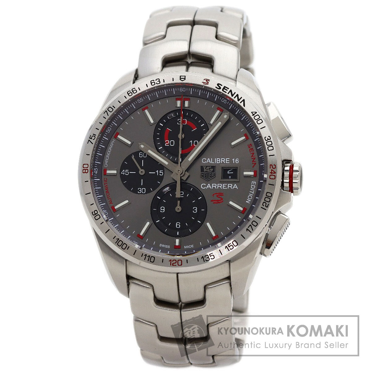 タグホイヤー CBB2010 カレラ アイルトンセナ エディション キャリバー16 クロノグラフ 腕時計 中古 商品画像1