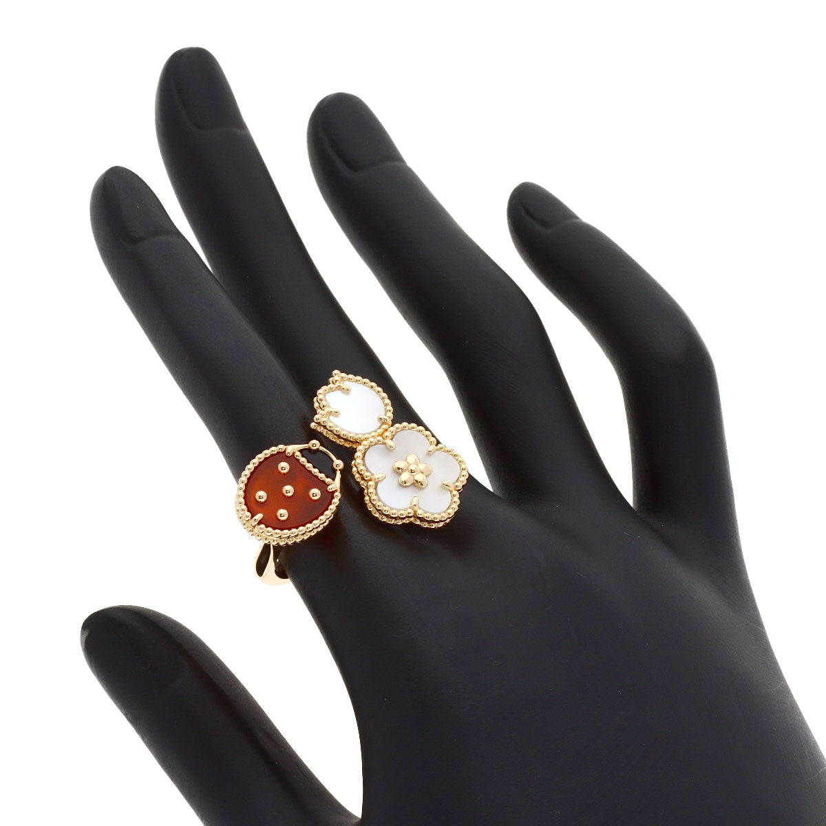 ヴァンクリーフ＆アーペル ラッキースプリング アントレレ ドア #48 リング・指輪 中古 商品画像8