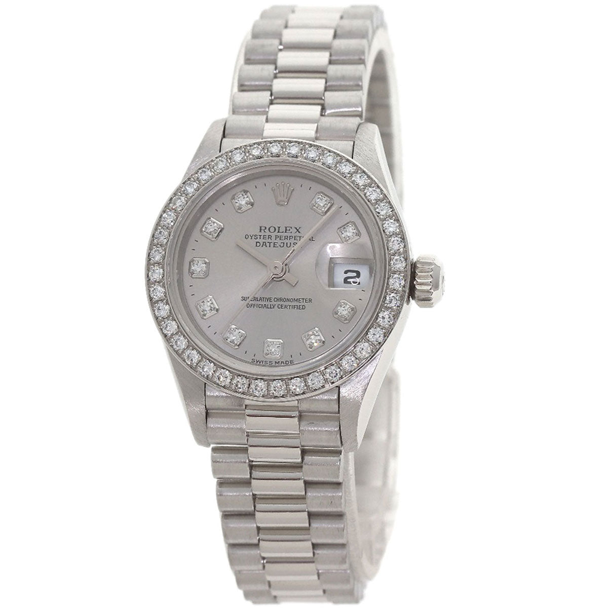 ロレックス 79136G デイトジャスト 10P ダイヤモンド 腕時計 中古 商品画像2