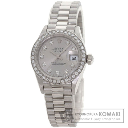 ロレックス 79136G デイトジャスト 10P ダイヤモンド 腕時計 中古 商品画像1