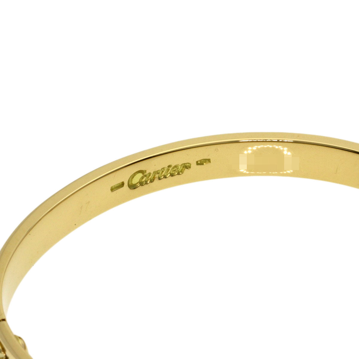 カルティエ ラブブレス ドライバー無し #17 ブレスレット 中古 商品画像5