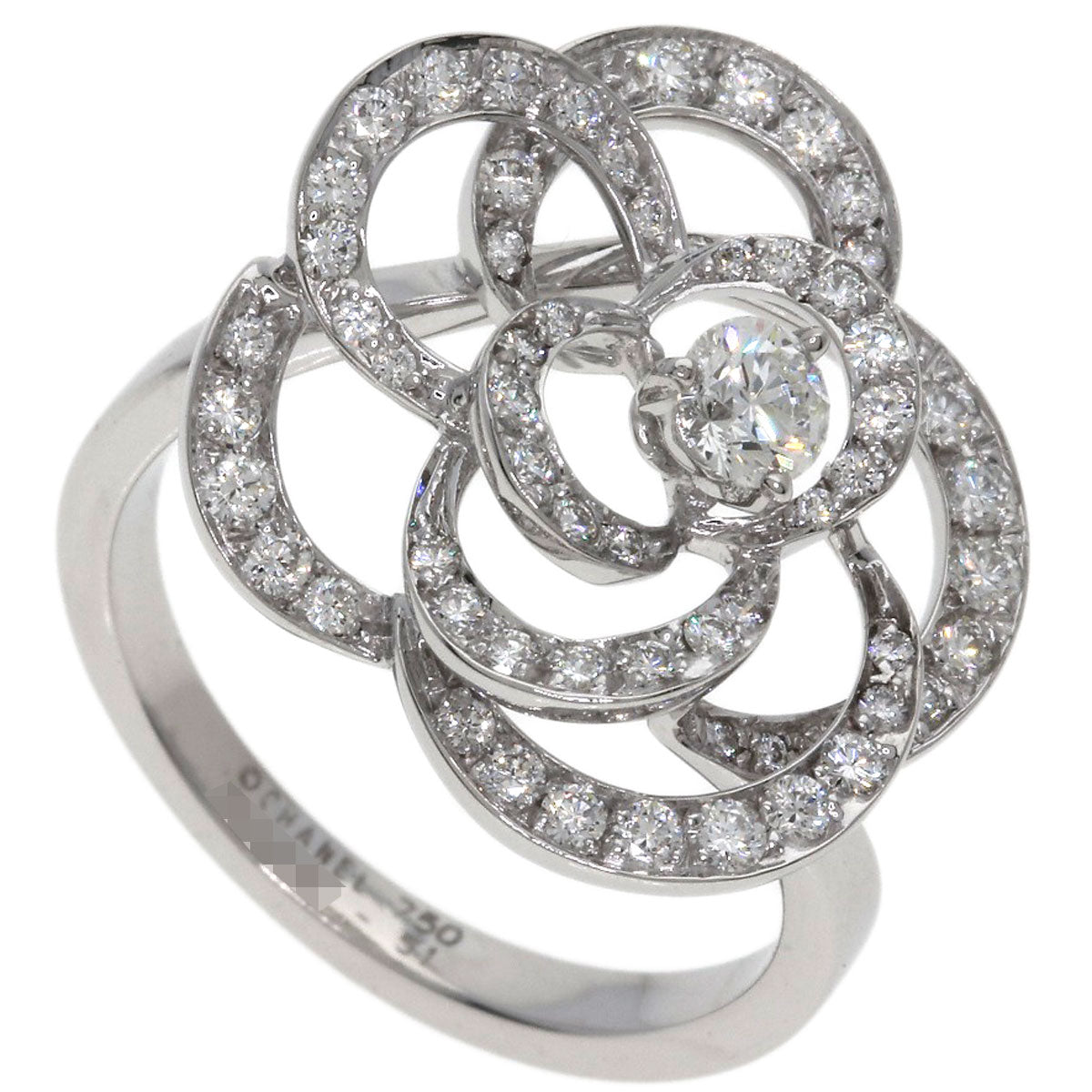 シャネル カメリア ミディアム ダイヤモンド #51 リング・指輪 中古 商品画像2