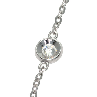 SELECT JEWELRY セレクトジュエリー 13P ダイヤモンド ネックレス K18WG レディース 中古