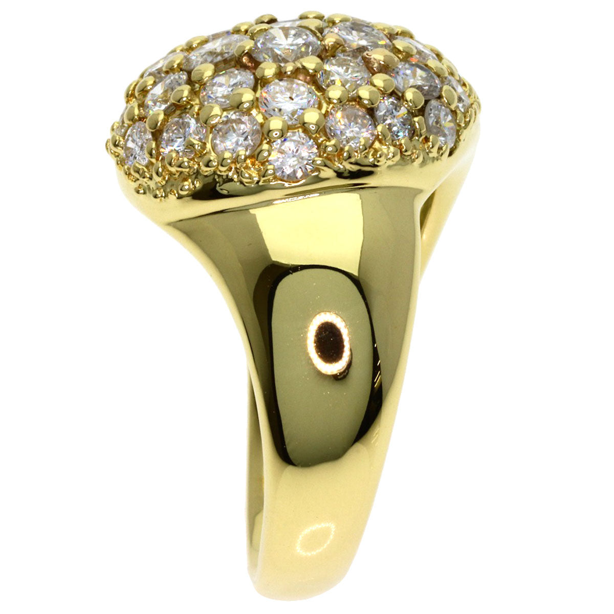 SELECT JEWELRY セレクトジュエリー ダイヤモンド リング・指輪 K18YG レディース 中古