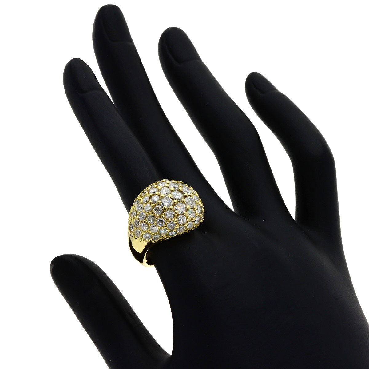 SELECT JEWELRY セレクトジュエリー ダイヤモンド リング・指輪 K18YG レディース 中古