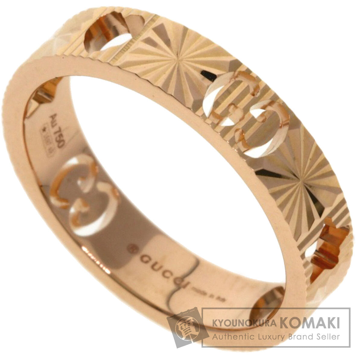 グッチ アイコン ハート＆スター #9 リング・指輪 中古 商品画像1