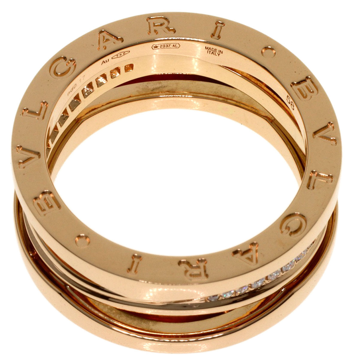 ブルガリ B-zero ビーゼロワン レジェンド ダイヤモンド #58 リング・指輪 中古 商品画像5